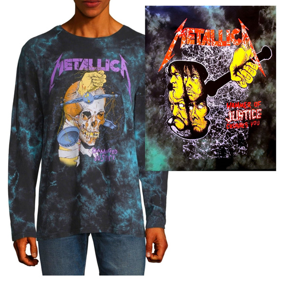 metallica damaged justice shirt